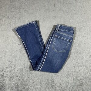 Frame Jeans Womens 25 Blue Le Crop Mini Boot Flare 25x26 #1924